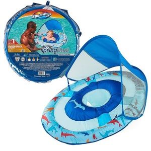 **Brand New** Swimways Sun Canopy Baby Spring Floaty 9-24 months up to 33 pounds